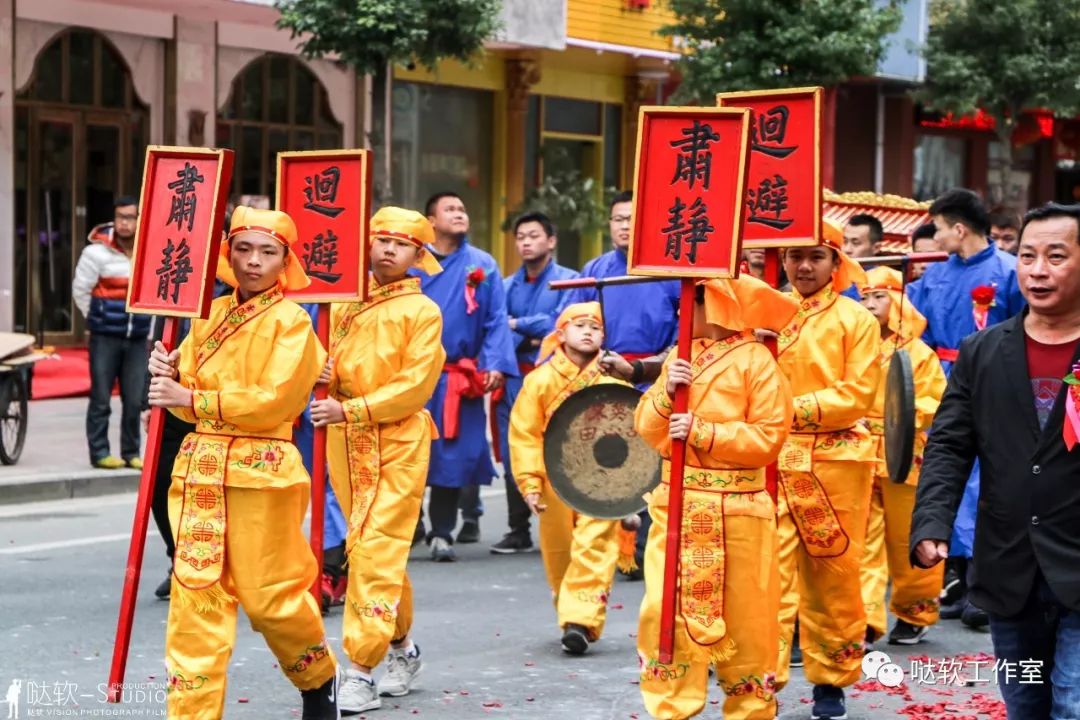 峽山街道義英鄉恭迎玄武山佛祖民俗活動航拍多圖視頻