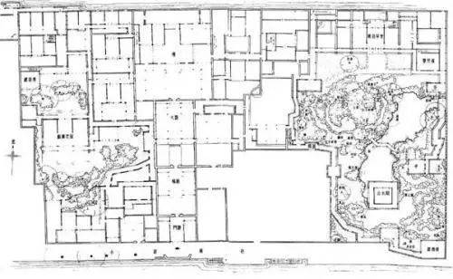 耦園 雪景航拍圖獅子林 平面圖獅子林 雪景航拍圖網師園 平面圖網師園