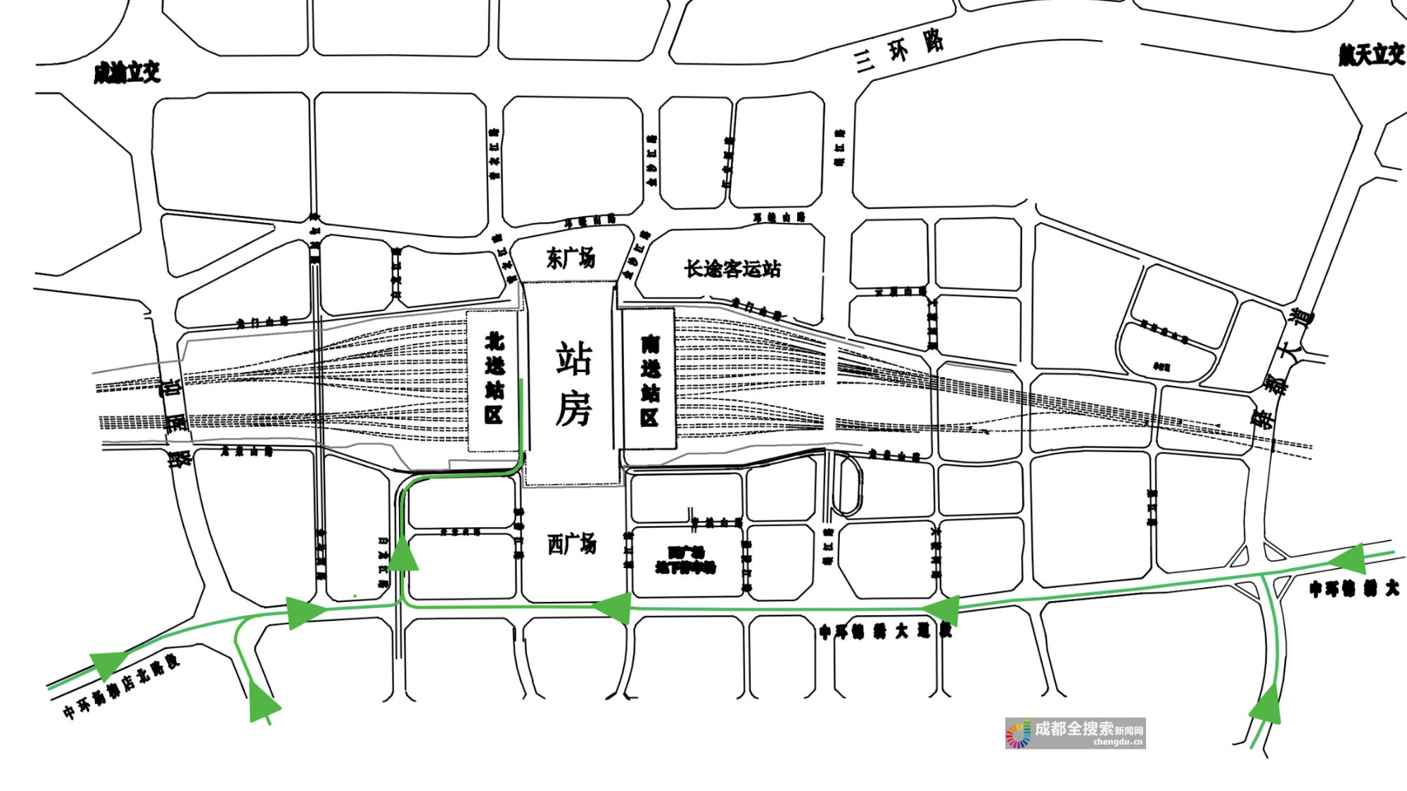 成都火车东站地图图片