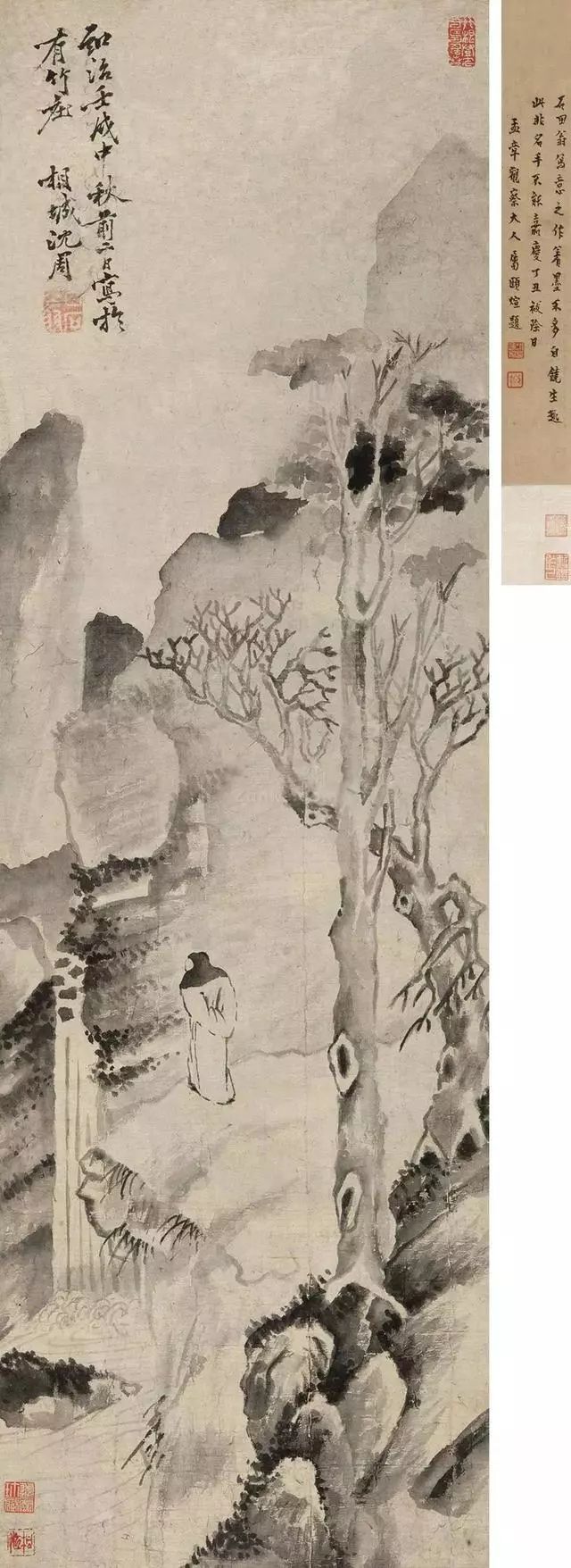 明朝吴门画派的创始人沈周山水画欣赏