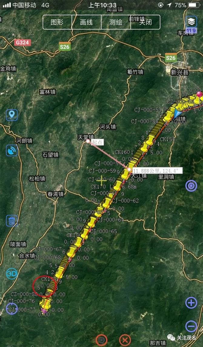 广湛高铁阳春段卫星图图片