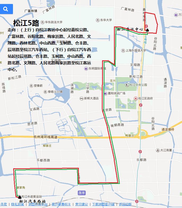 松江23路公交车线路图图片