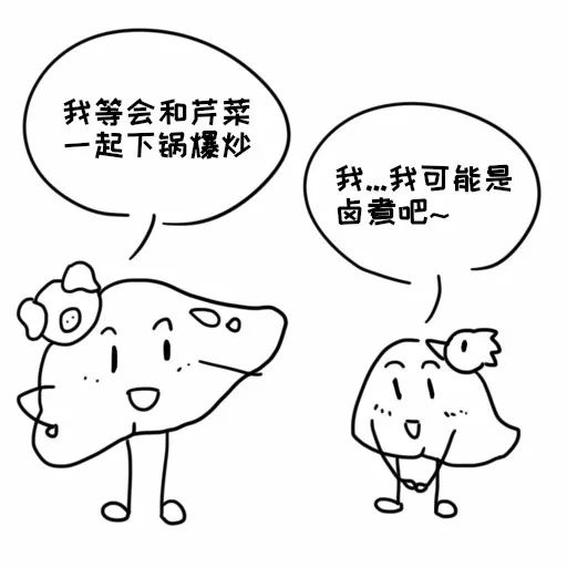 炒猪肝简笔画图片