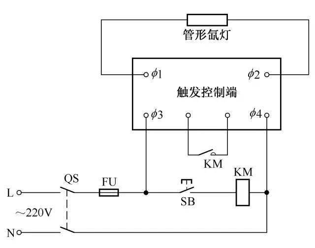 7.管形氙灯接线电路6.高压汞灯接线电路5.紫外线杀菌灯接线电路4.