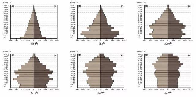 人口年龄结构金字塔ppt图片