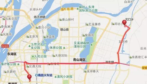 南昌瑶湖隧道路线图图片