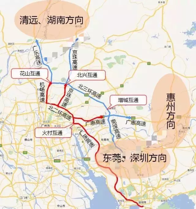 這條新高速通啦! 東莞回湖南湖北江西韶關梅州河源不怕塞車啦!