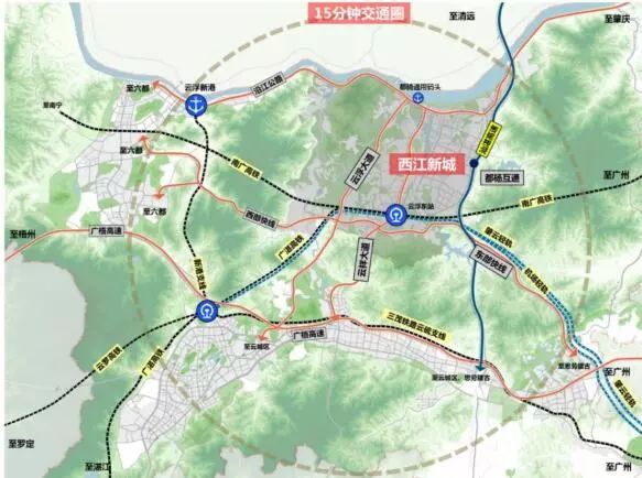 云浮市近期公路规划图片