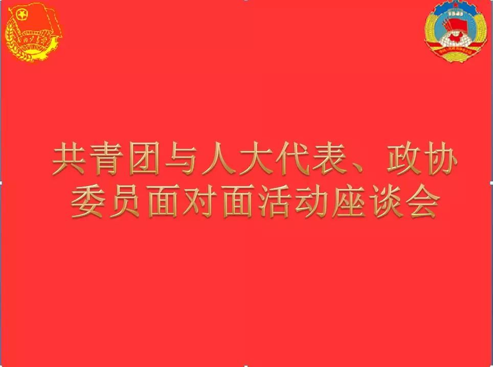 义亭镇团委召开共青团与人大代表,政协委员 面对面活动座谈会