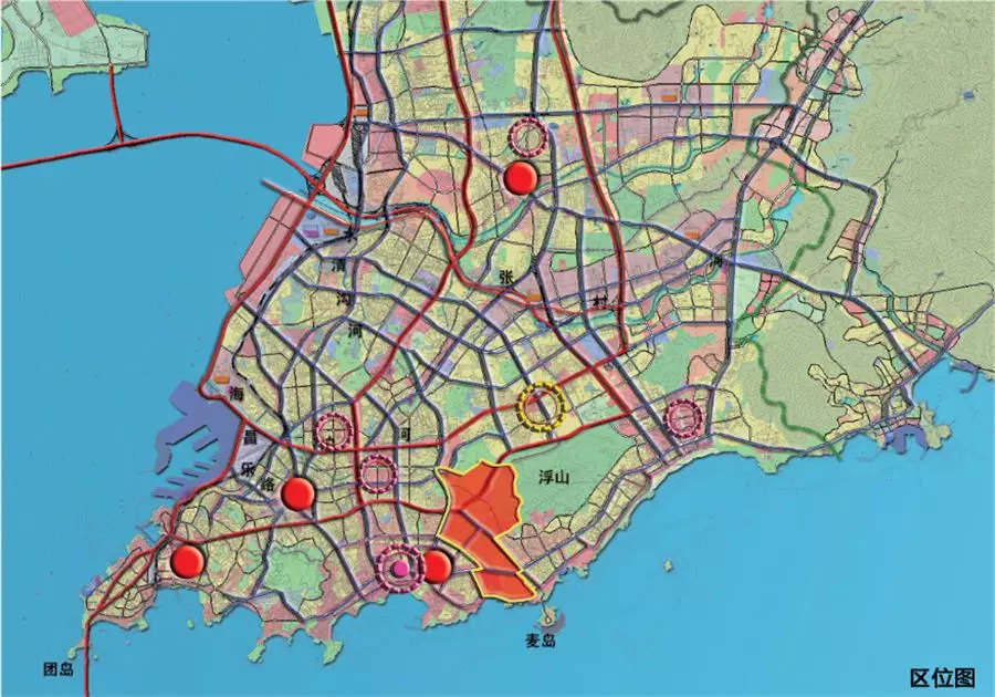 青島官方公佈市南區最新規劃中心片區浮出水面