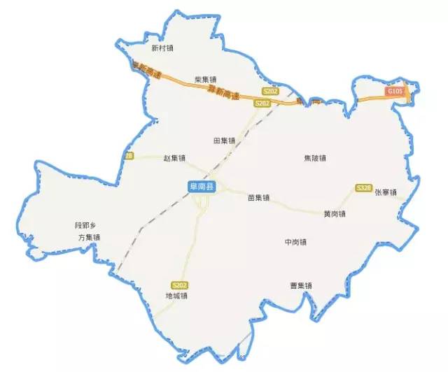 阜南县城地图全图图片