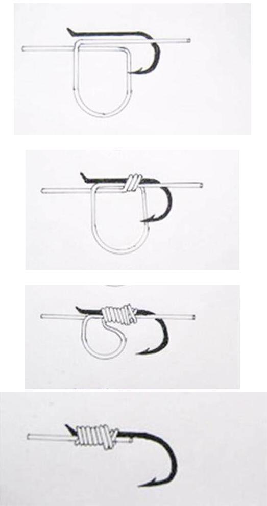 葫芦鱼钩的绑法图图片