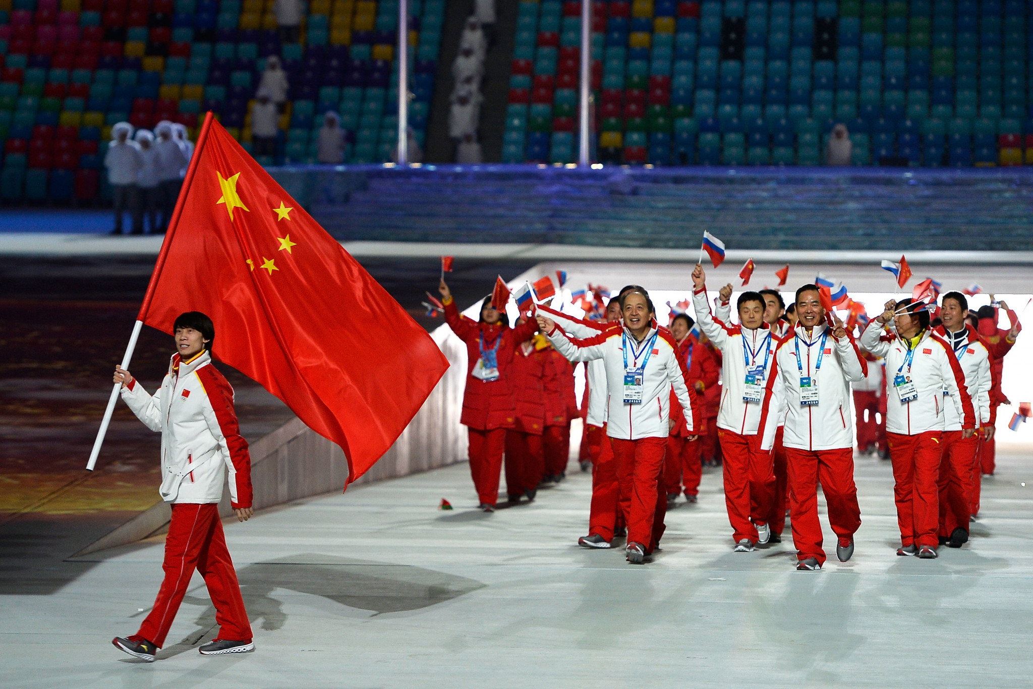 中国冬奥会队服图片图片