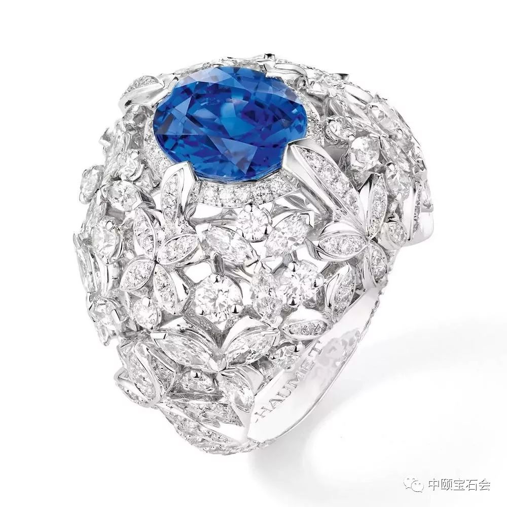 尚美巴黎蓝宝石戒指价格的简单介绍