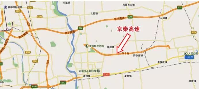 新京秦高速公路规划图图片