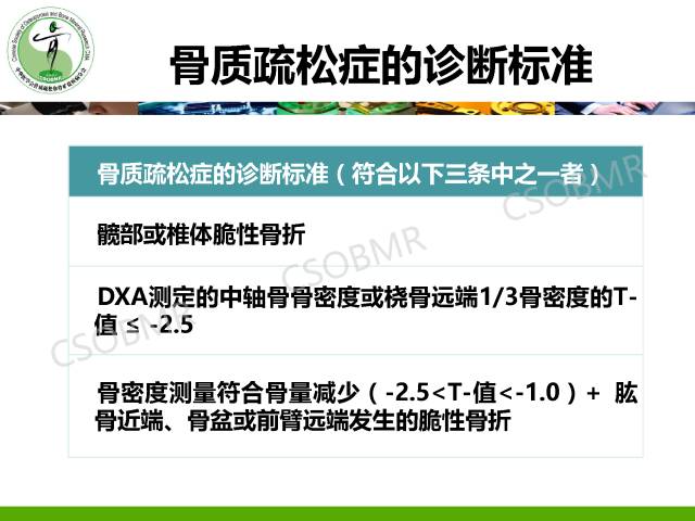 收藏骨质疏松症的临床表现及诊断要点20180131