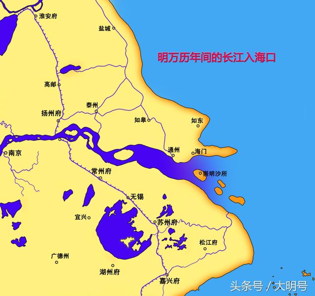 长江口海岸线的自然变迁春秋时南通上海之地还是汪洋大海