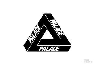 palace的logopalace的logo是三角形,看起來像一間房子.