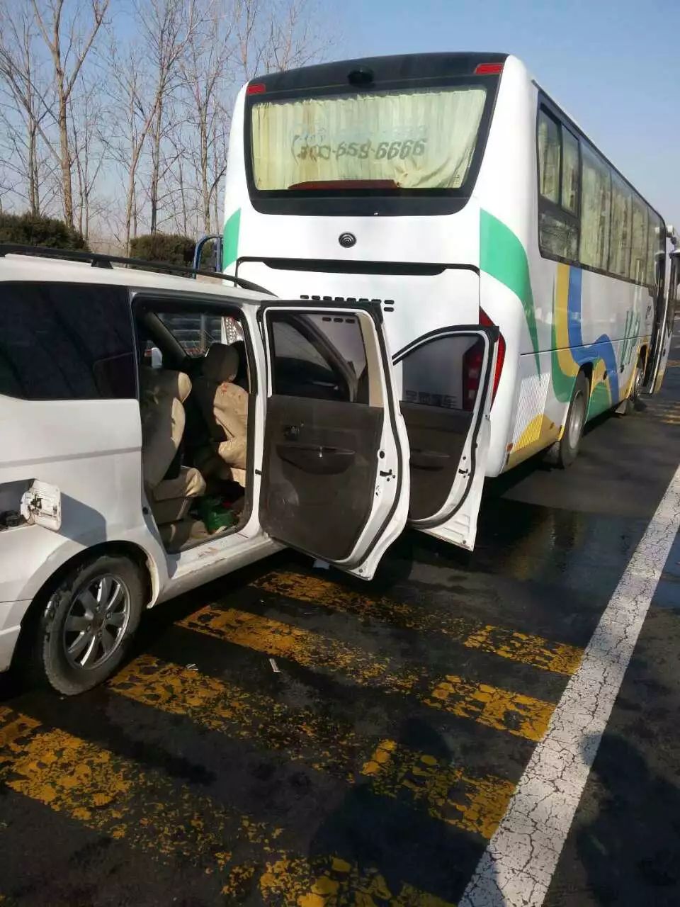 蔚县客车事故图片