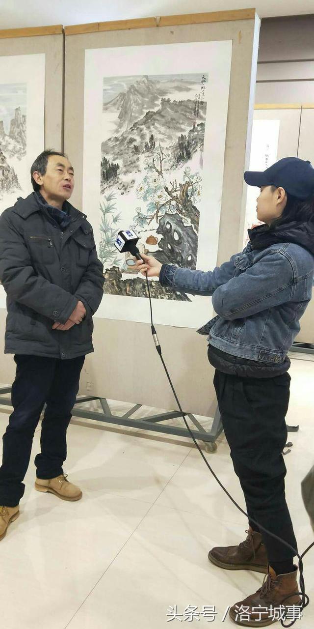 春风如许一一君龙艺社举办潘应照中国画回乡展