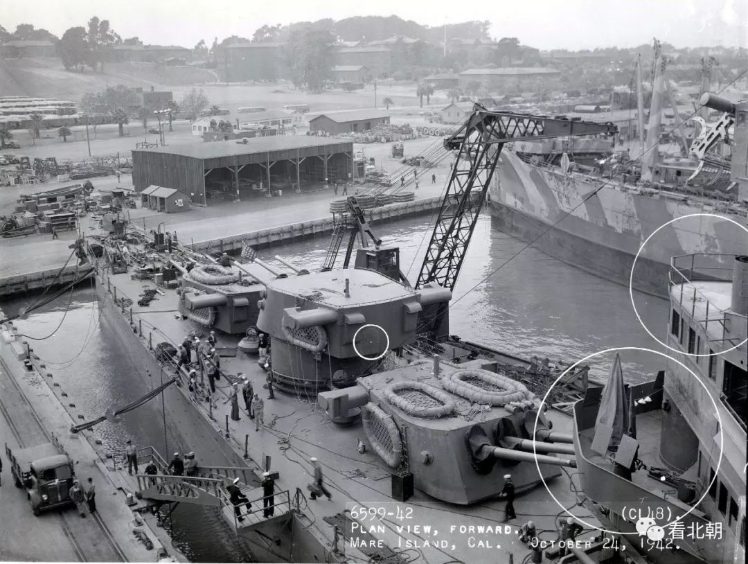 就是防空炮多美國海軍布魯克林級輕巡洋艦圖集