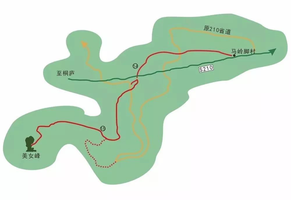 14马岭古道虞宅乡马岭脚村—浦江建德交界处,已有千年历史,因起伏于