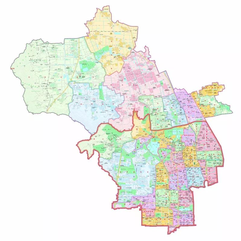 香山街道,青龙桥街道,四季青镇,海淀镇,田村路街道等5个街镇辖区的