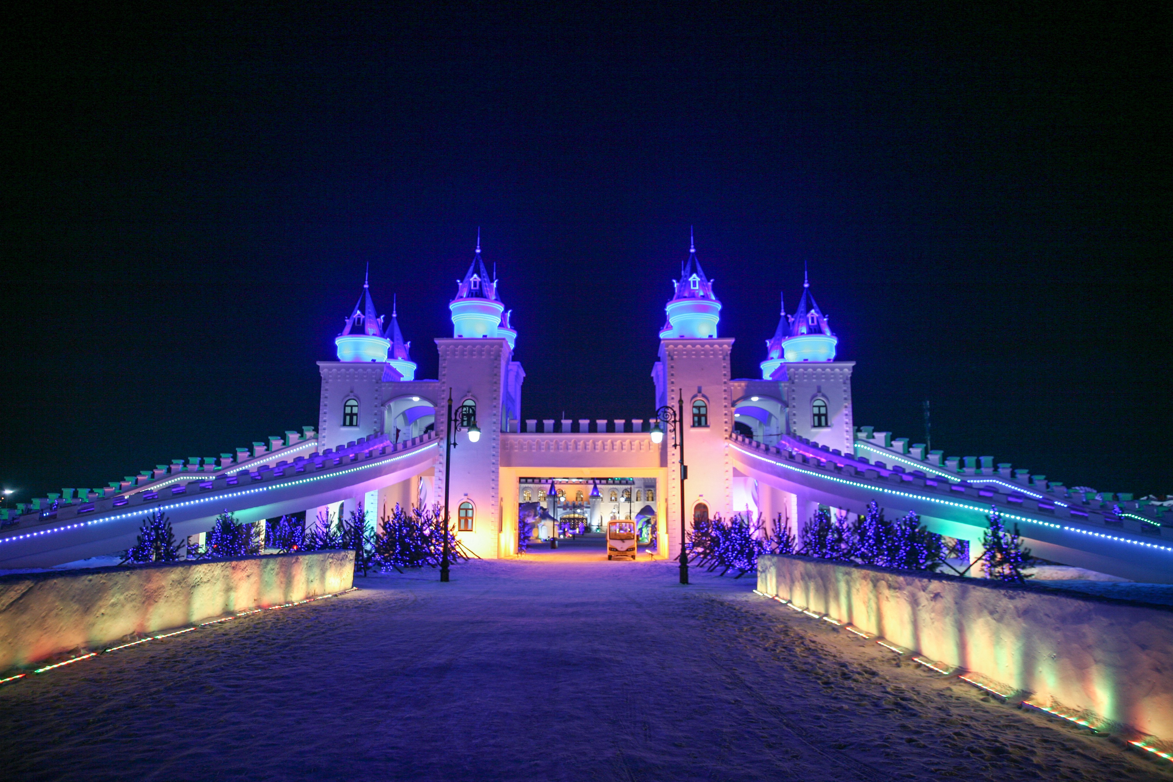 齐河冰雪乐园图片