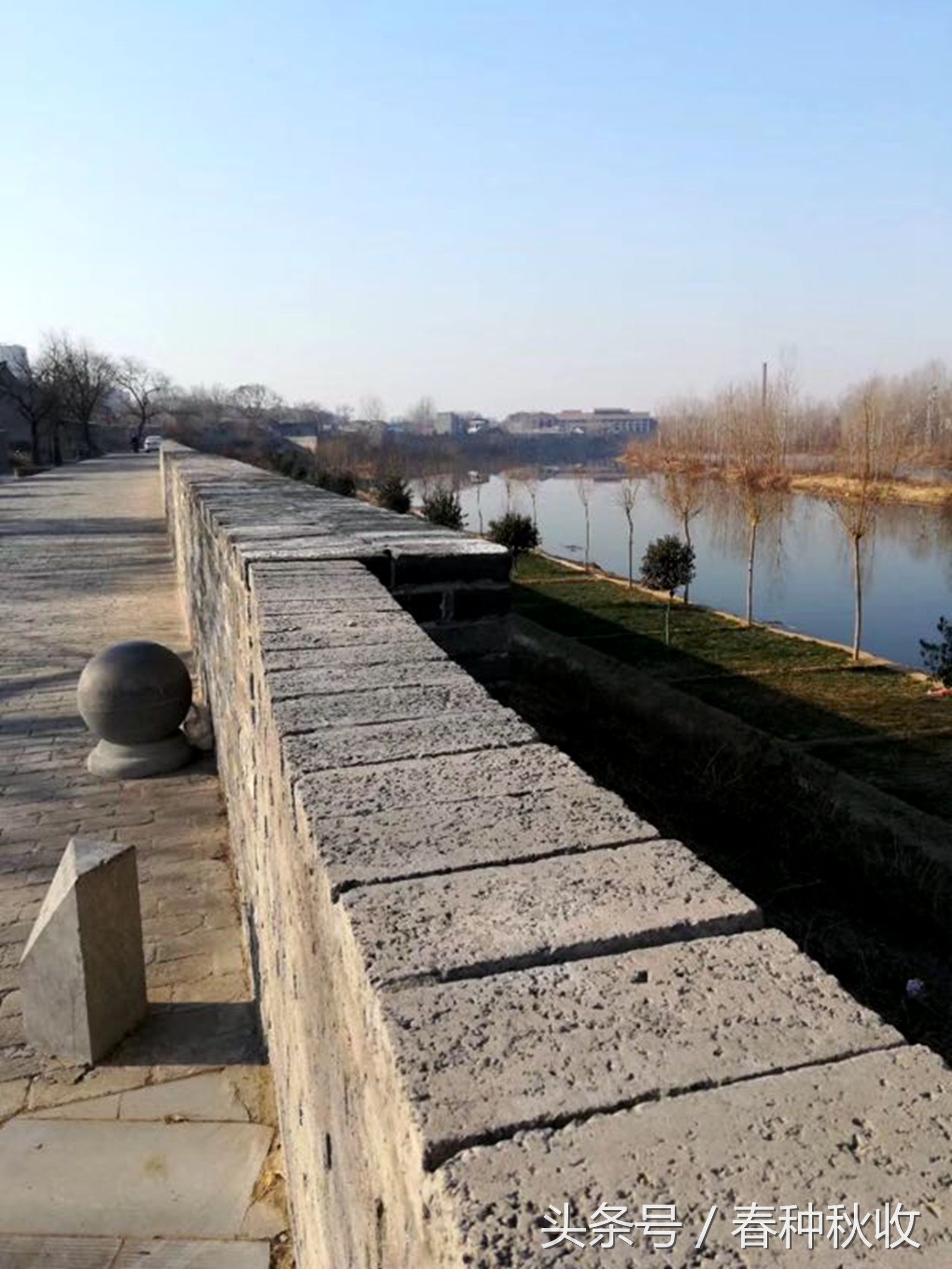 大运河滑县段(永济渠)现称卫河,自南到北流经道口古镇,道口古镇的城墙