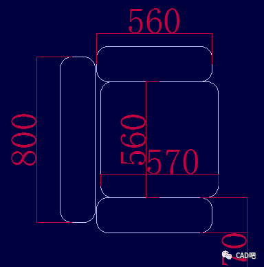 cad沙發平面圖怎麼畫?
