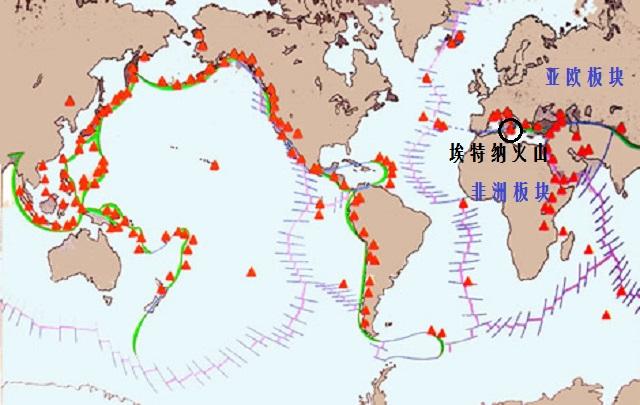 世界四大火山带图片