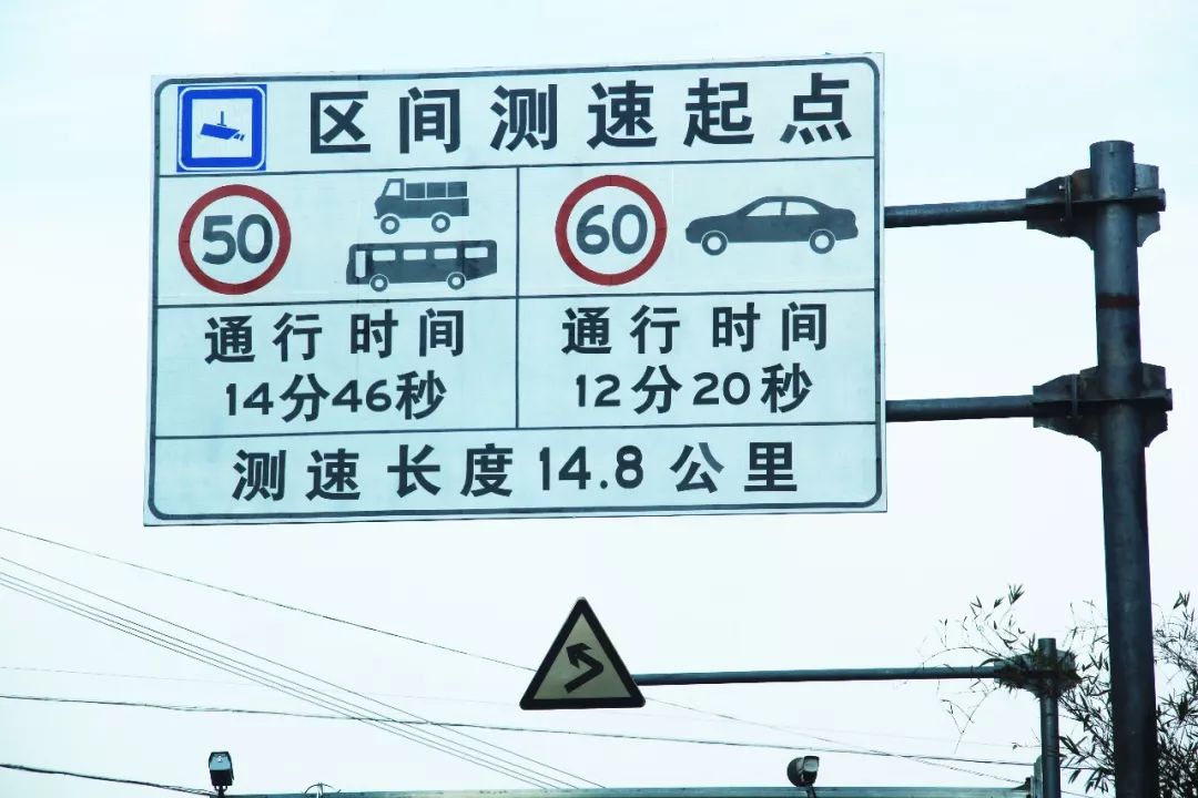 上图为206省道清溪口区间测速起点