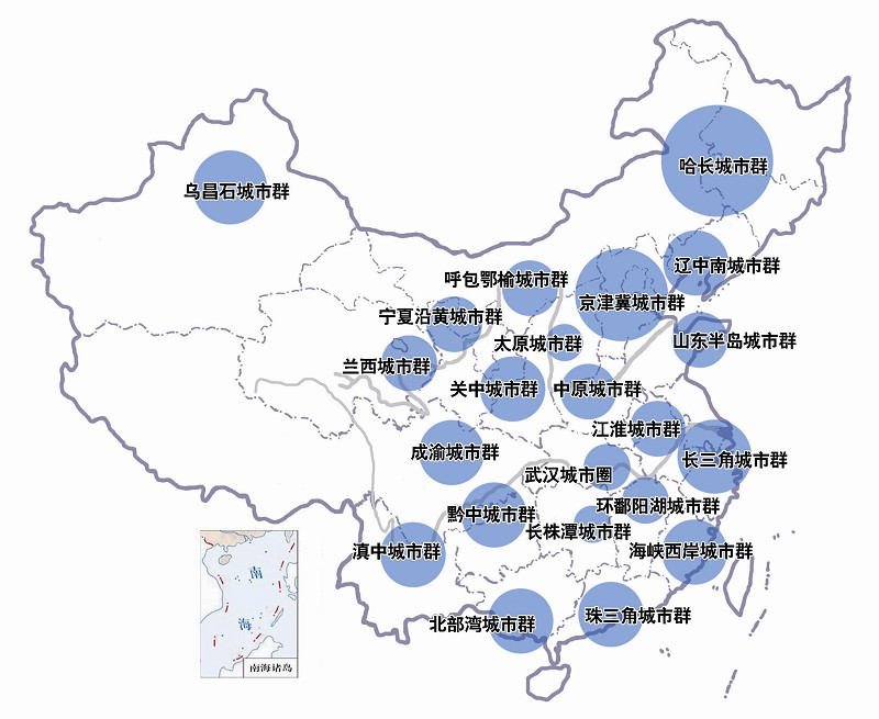 中国8大城市群,你最看好哪个?长三角,珠三角,京津冀,成渝