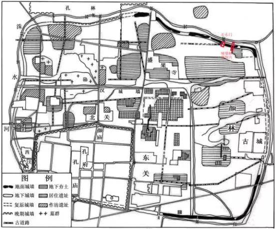 城壕东壁剖面图城墙内侧遗迹枣庄东江遗址发掘单位:山东省文物考古