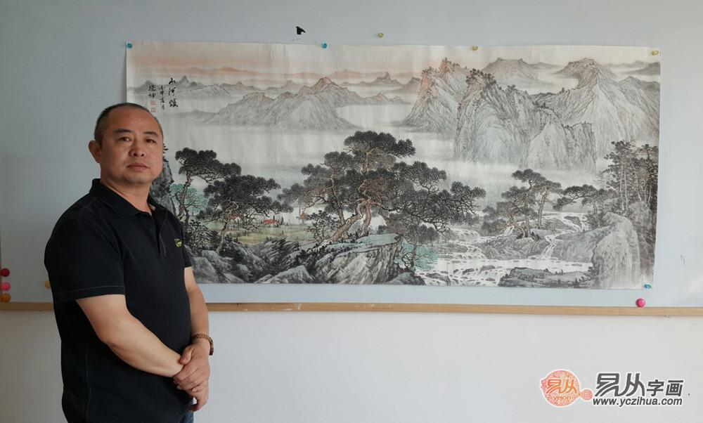 林德坤作为当代中国画家的实力派代表之一,尤擅画写意山水画,林德坤的