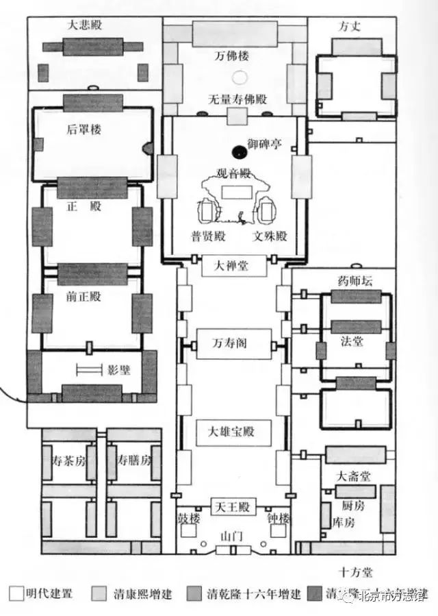 北方四大名寺的地图图片