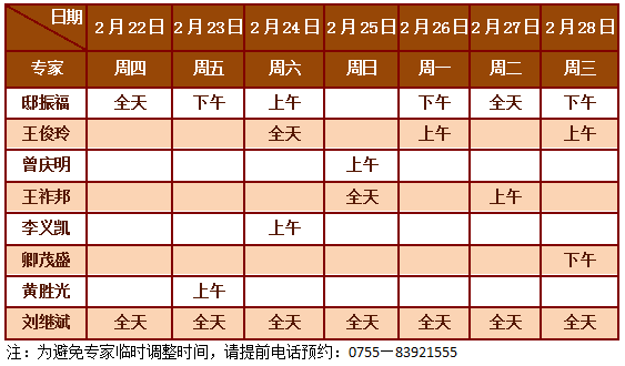 【春节出诊公告】2018年上医名中医诊疗中心专家出诊