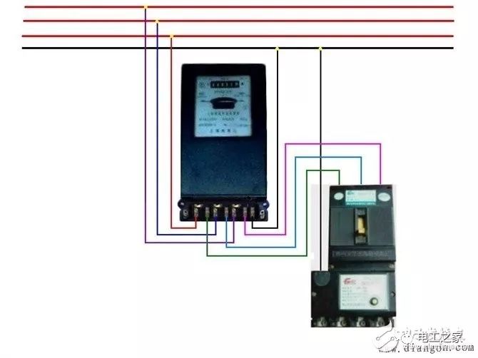 三相四線電錶接線圖:三相四線怎麼接?三相四線零線怎麼接?