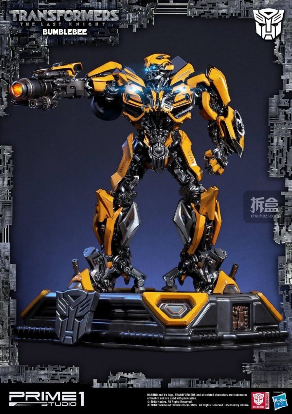 prime1studio变形金刚5最后的骑士大黄蜂bumblebee雕像普通版中国日本