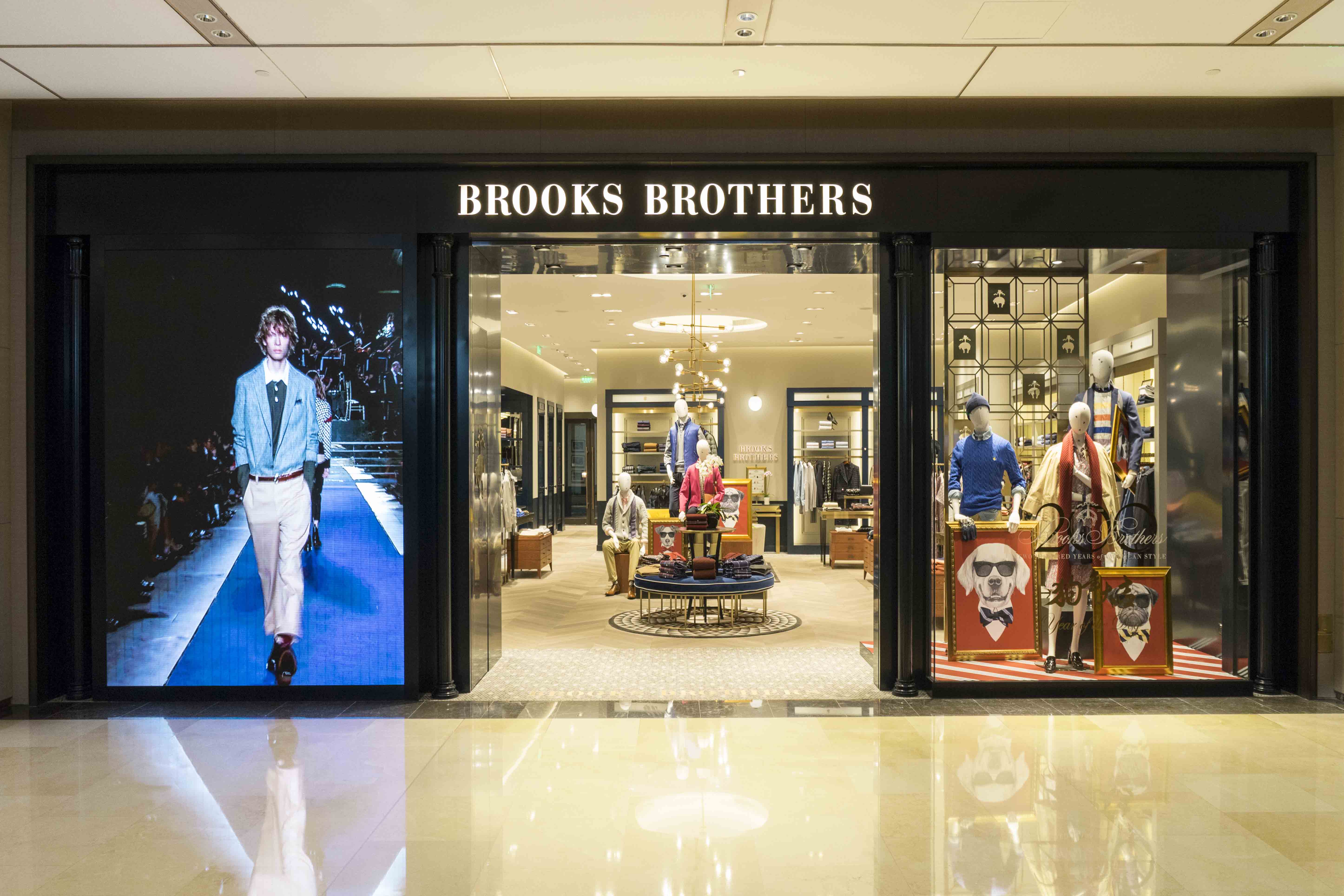 百年美誉经典美式服装品牌brooks brothers布克兄弟上海兴业太古汇