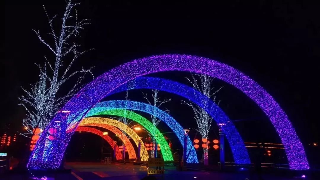 2018年春节丽水市区夜景更美啦!临时景观亮化工程亮灯试运行