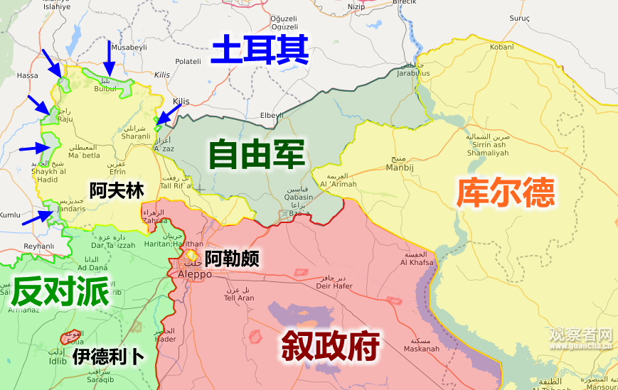 土耳其库尔德地区地图图片