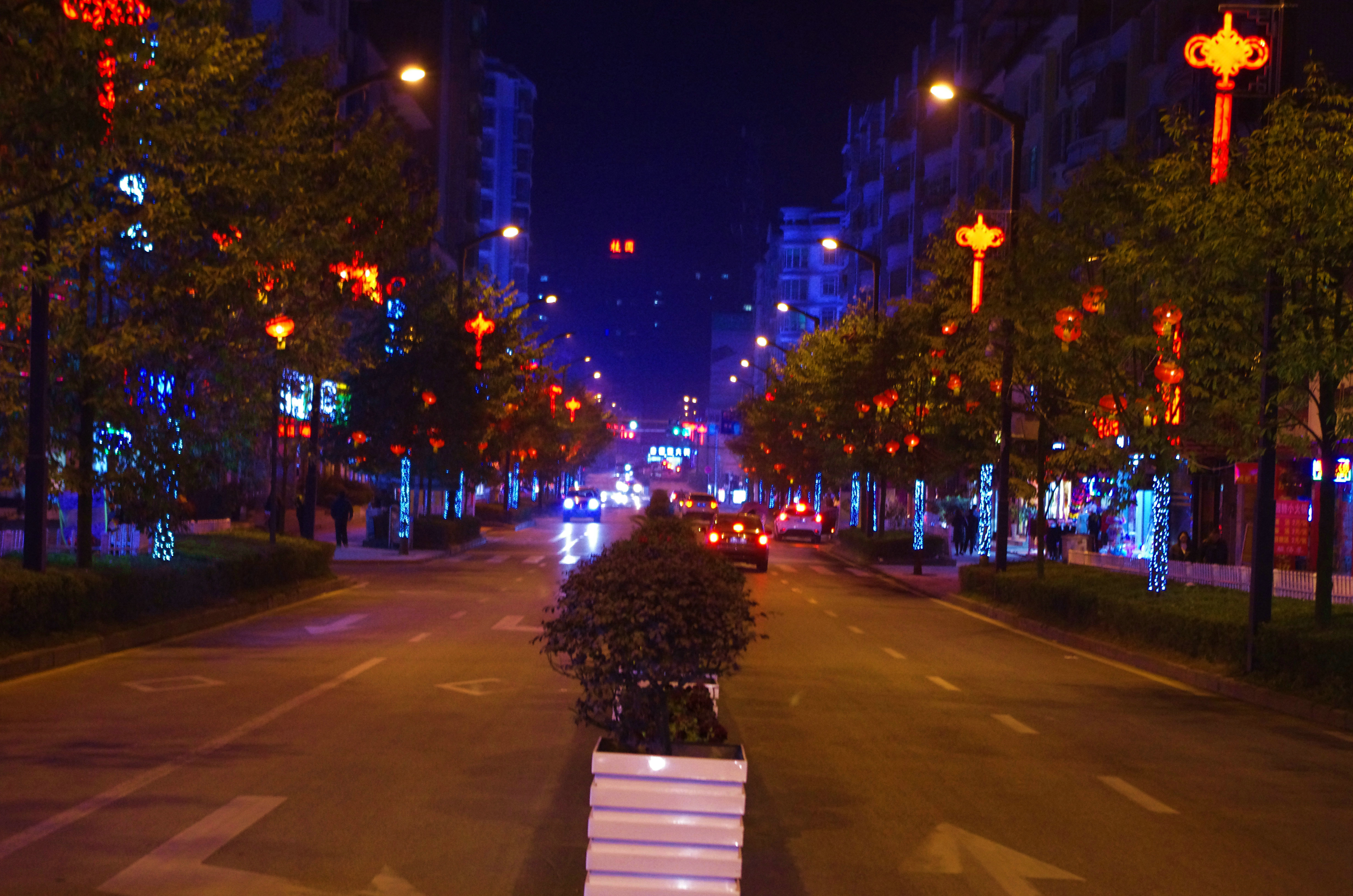 麻江夜景图片