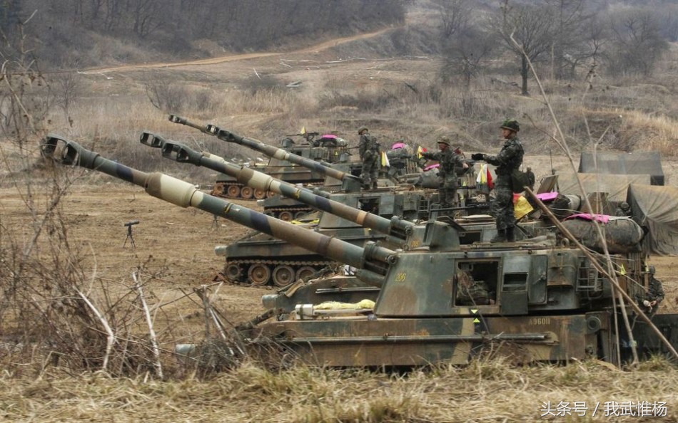韩国陆军装甲车群