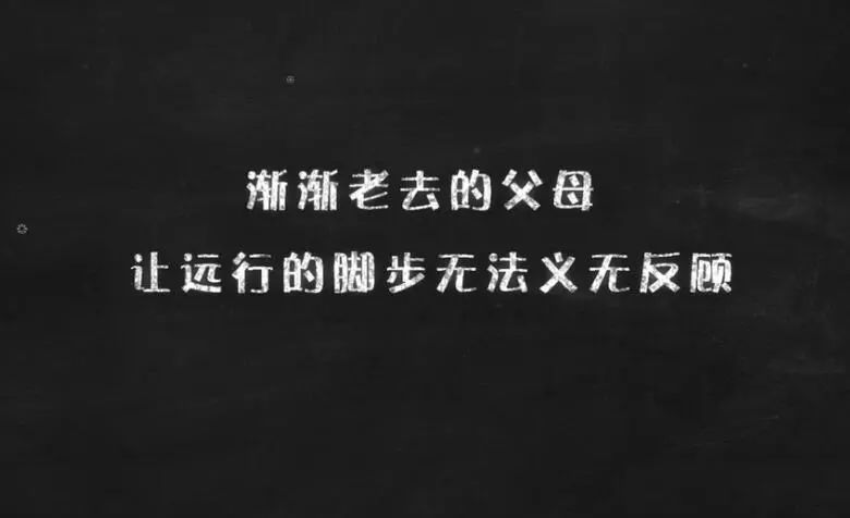 父母的白髮蒼蒼……卻終究長不過我們總以為來日方長積攢的一次旅程