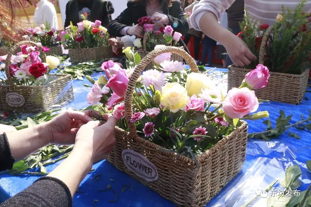 迎新春插花活动图片