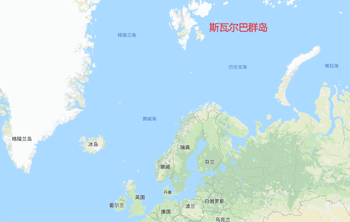 斯瓦尔巴群岛地图位置图片