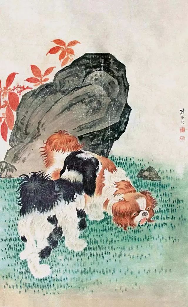 旺年吉祥各位国画大师画狗