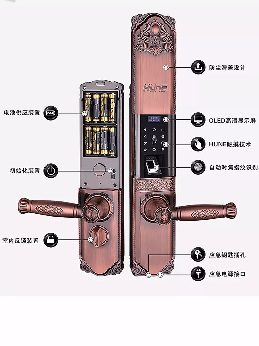 皇冠一号智能锁图片