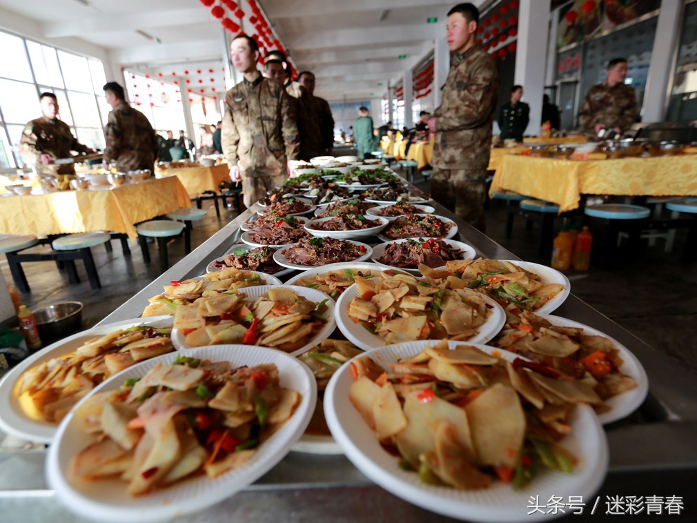 中国军营的年夜饭到底吃些什么